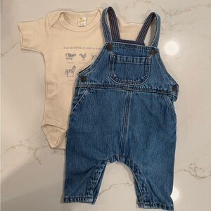H&M Baby Overalls W/Onesie